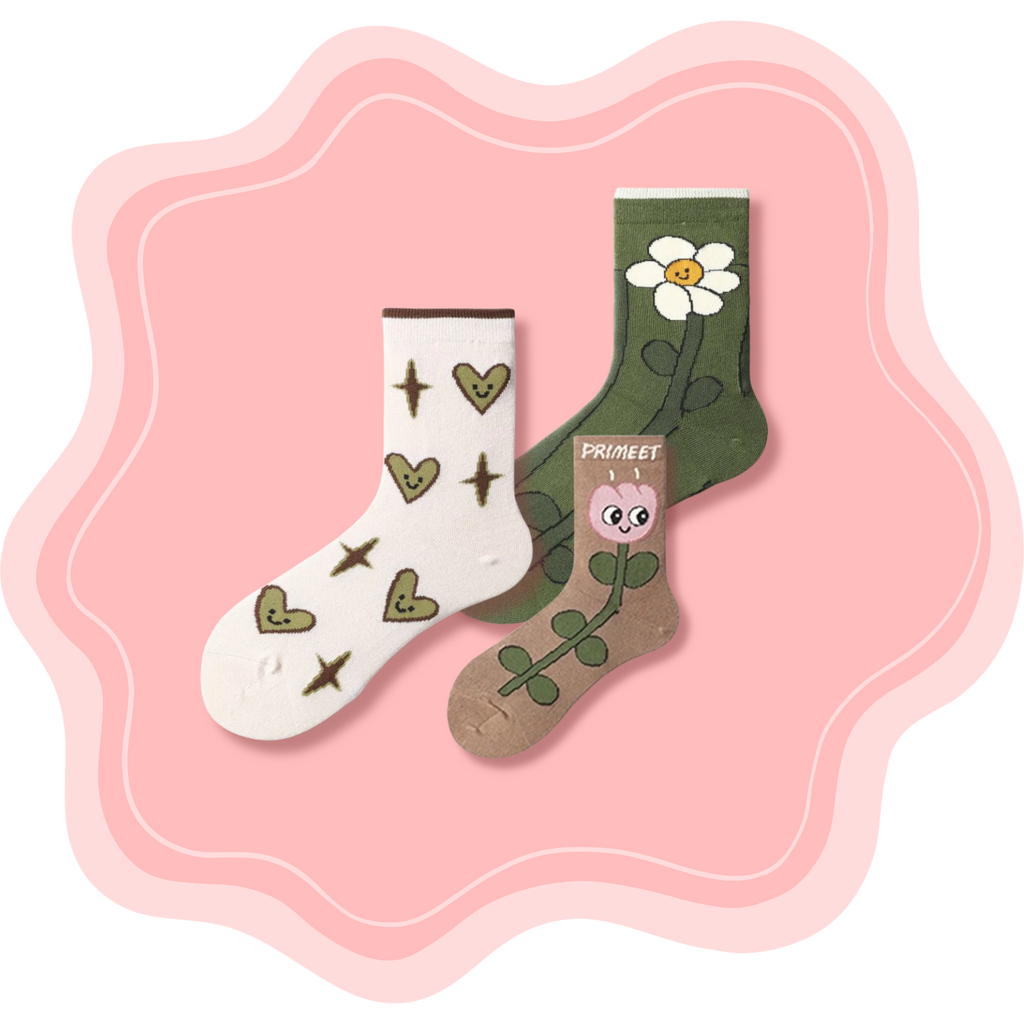 Little Garden Socks Set ♡