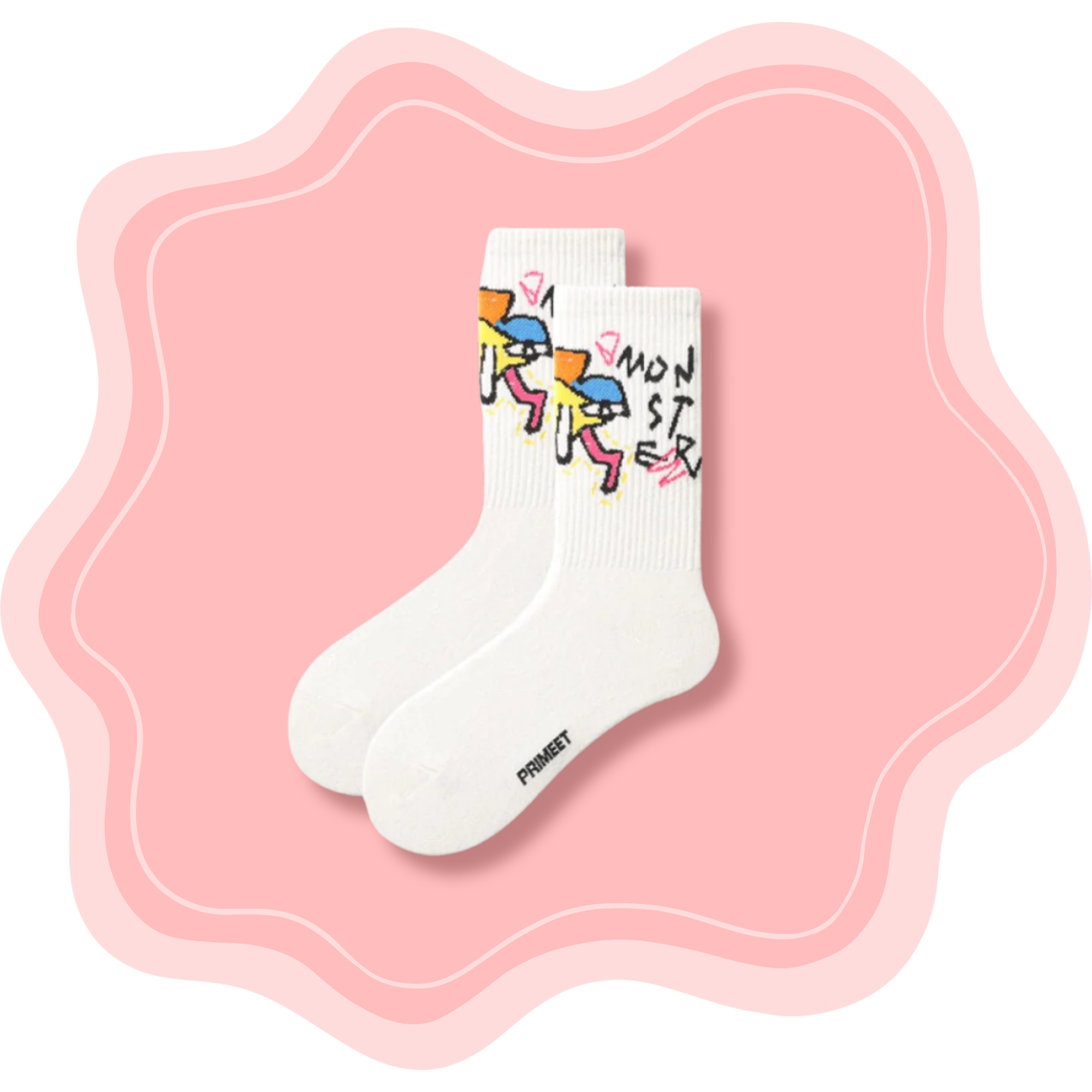 Tiny Rebel Crew Socks ♡