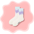 Cloud Melt Crew Socks ♡