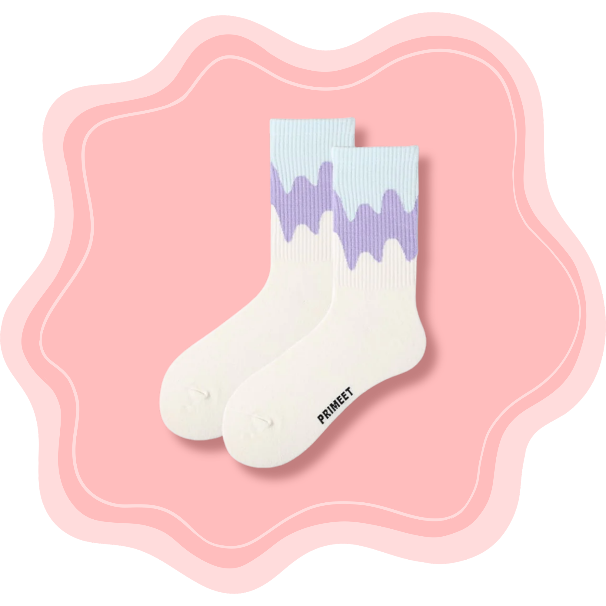 Cloud Melt Crew Socks ♡