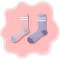 Soft Stripes Socks Set ♡