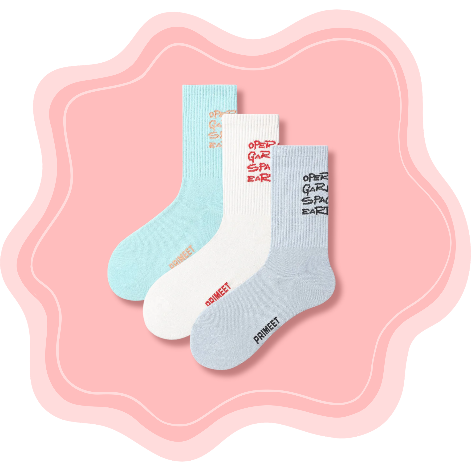 Pastel Space Socks Set ♡