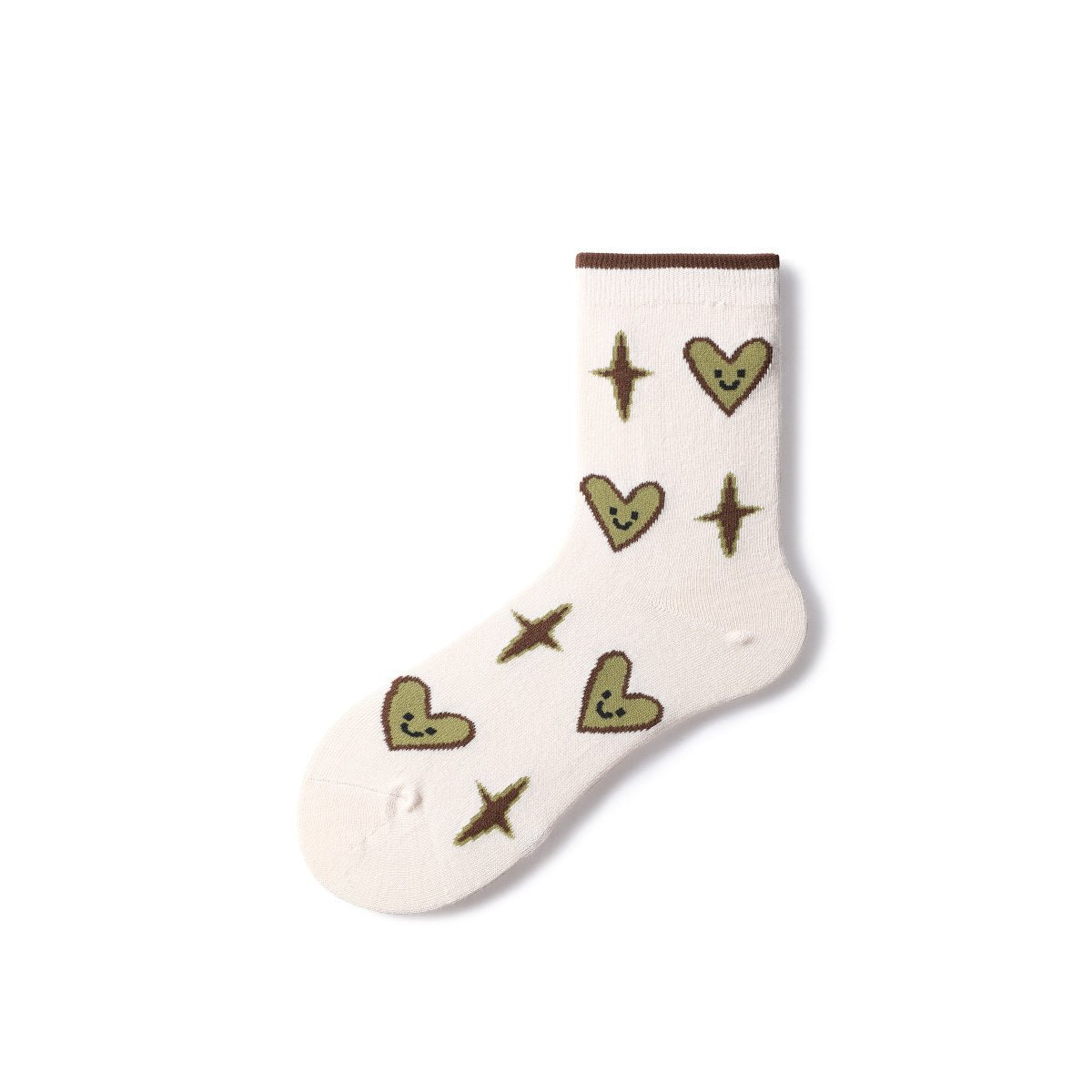 Autumnal All-season Women 5pcs Crew Socks Set-1